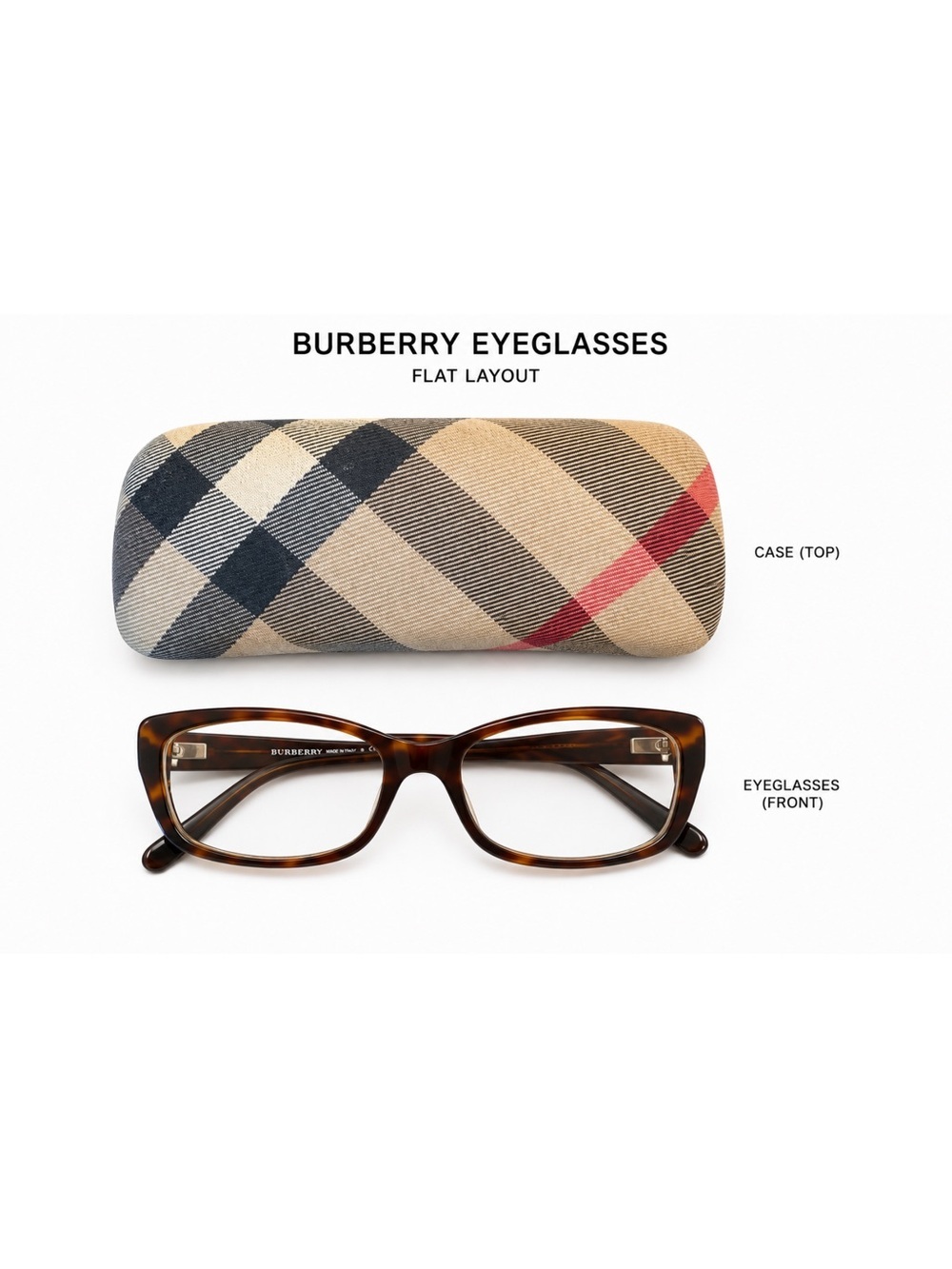 🕶️Burberry B2130 Women's Retangular Eyeglasses🕶️